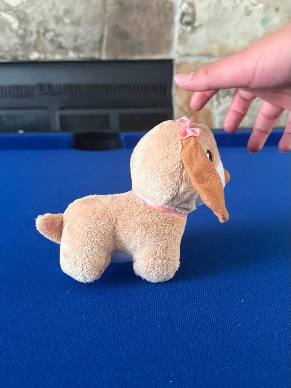 Plush Puppy Dog Toy in Light Brown - Soft Plush